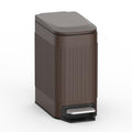 Slim Stainless Steel 6 Liter Trash Can with Lid Z339132