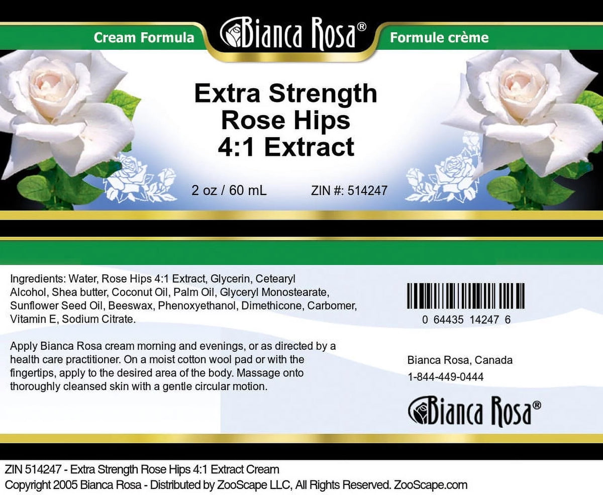 Rose Hips Extract Hand and Body Cream, 2 oz W2349