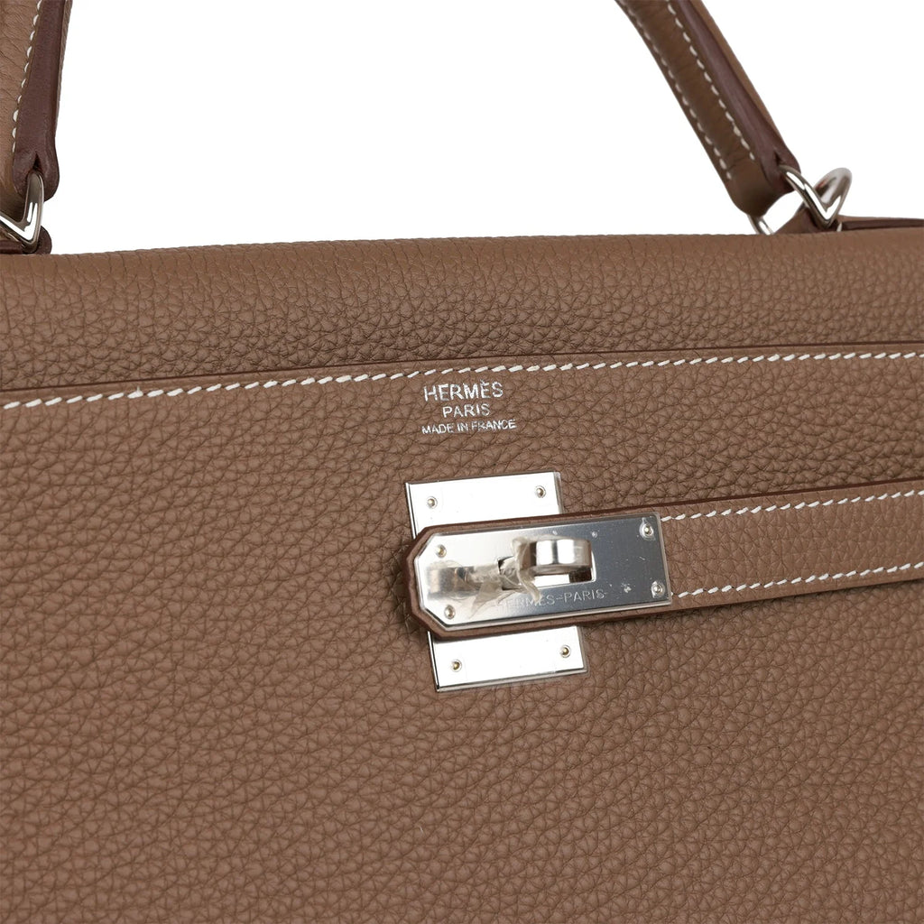 Etoupe Togo Leather Bag V905