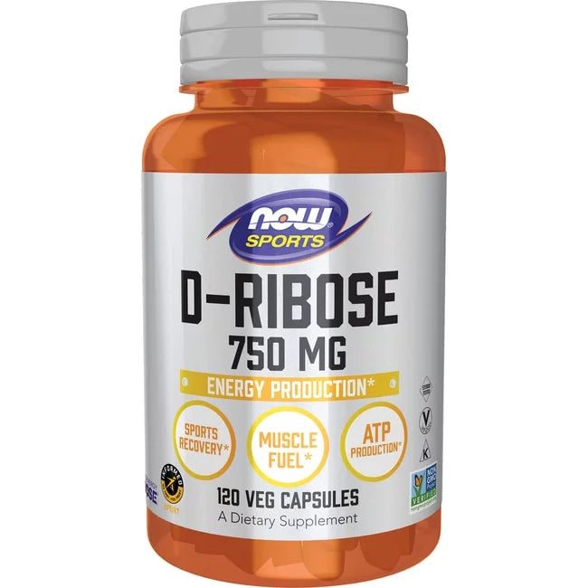 D-Ribose 750 mg 120 Vegetable Capsules O928