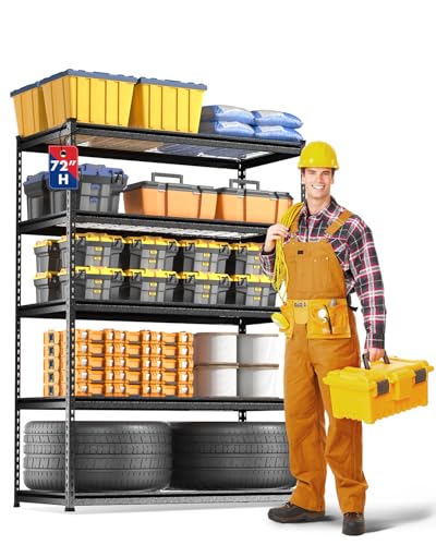 5-Tier Heavy Duty Metal Shelving Unit Q220790