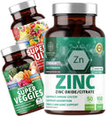 Super Fruits & Veggies Supplement and Zinc 50mg 2 Pack F144199