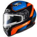 Blue Orange Snow Helmet Q289