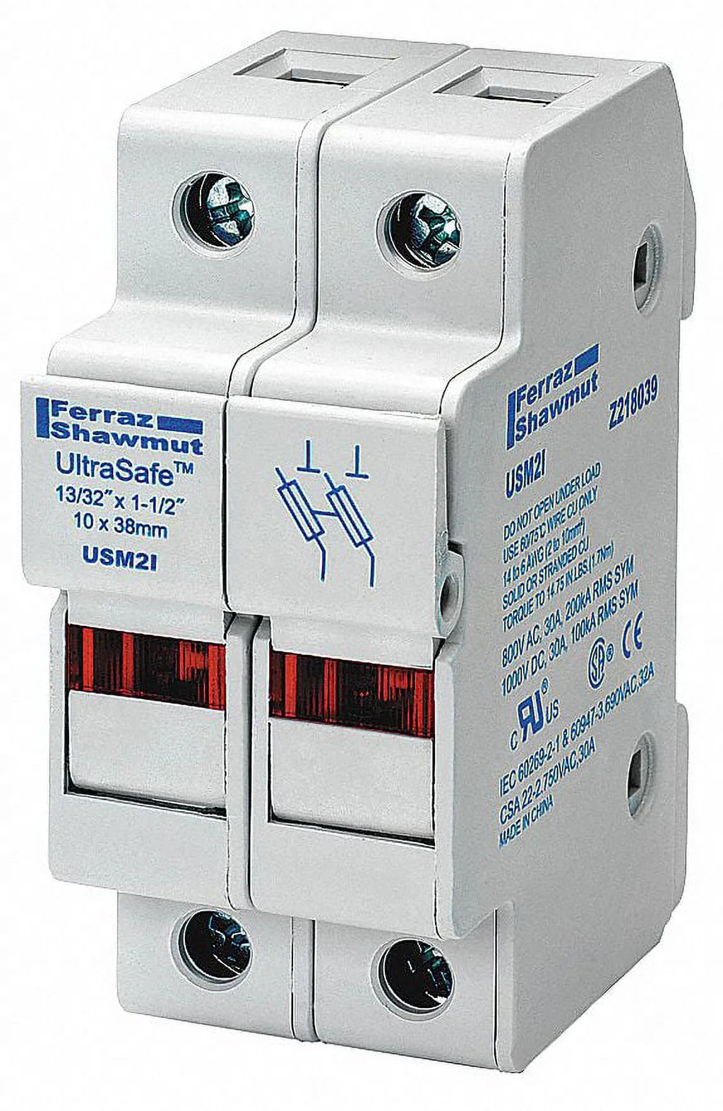 Fuse Block, 0 to 30A, 2 Pole K63823