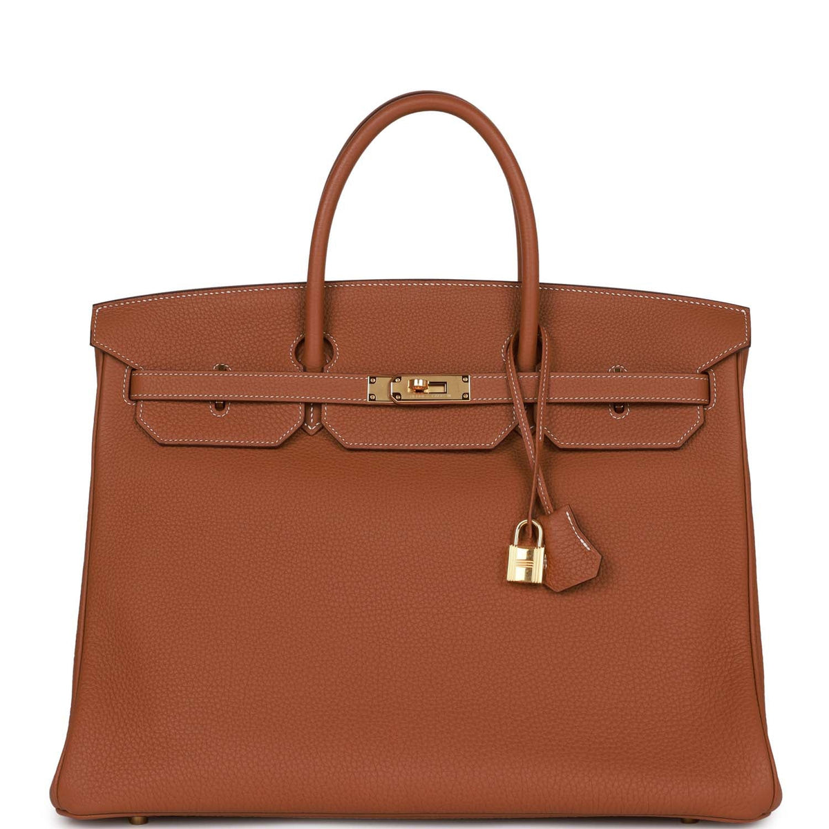 Pre-owned Gold Togo Leather Bag L1870