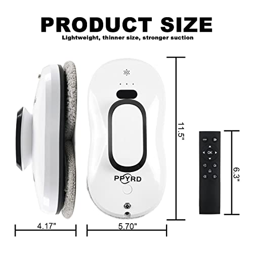 Window Cleaning Robot Vacuum with Ultrasonic Water Spray and Remote Control D5418