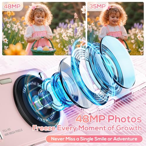 48MP FHD 1080P Compact Digital Camera with 16X Zoom D69850