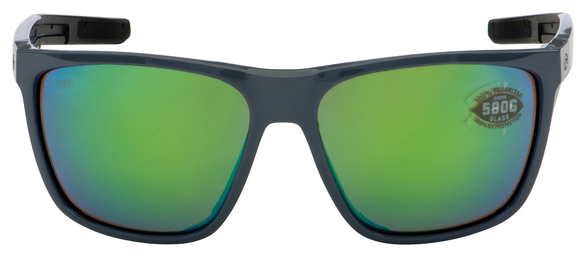 Green Mirror Polarized Glass Men's Sunglasses U64553