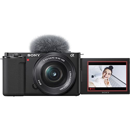 Black Mirrorless Camera with 16-50mm Lens I375394