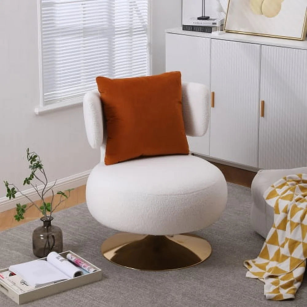 Swivel Accent Chair Armchair Fabric B836909