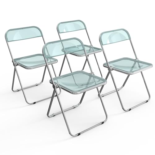 Clear Acrylic Folding Chairs 2 Pack N506864