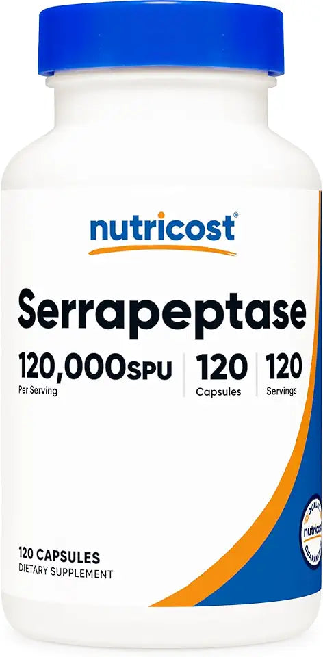 120,000 SPU Serrapeptase 120 Capsules I346