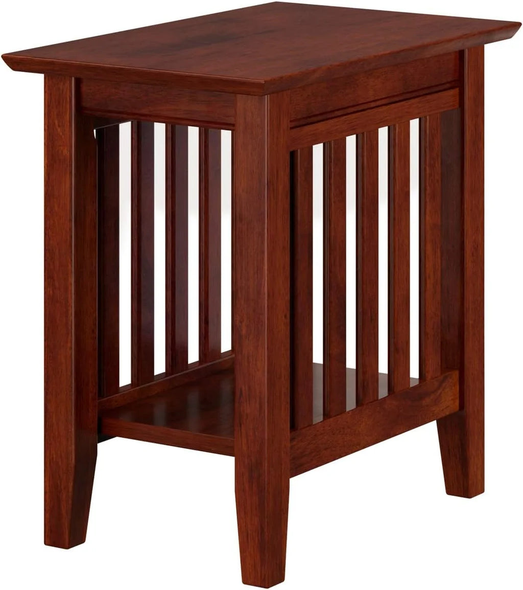 Walnut Chair Side Table W4848