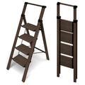 3 Step Foldable Aluminum Step Ladder with Handgrip Q81180