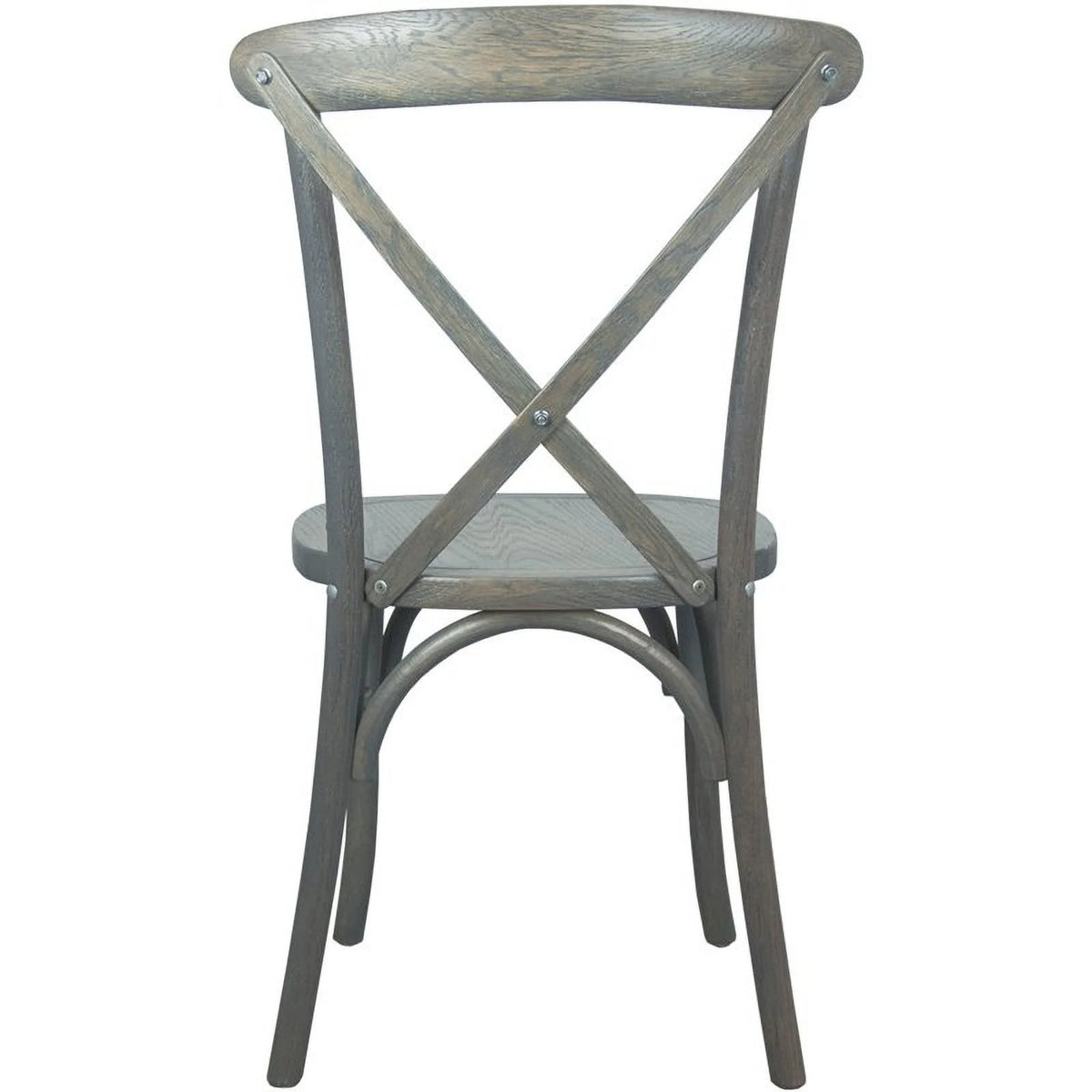 Gray X-Back Chair B55378