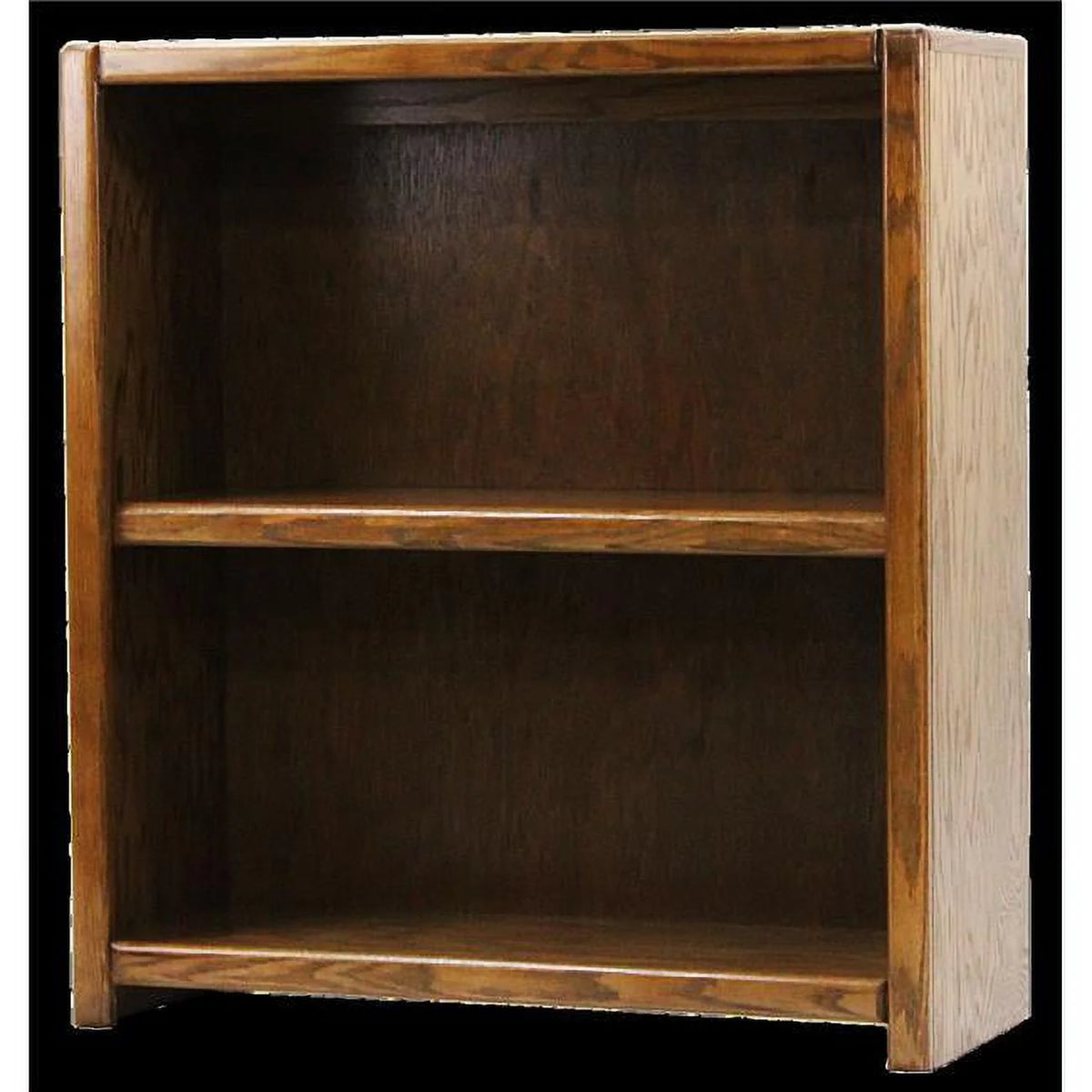 Oak Bookcase with 1 Adjustable Wood Shelf V39977