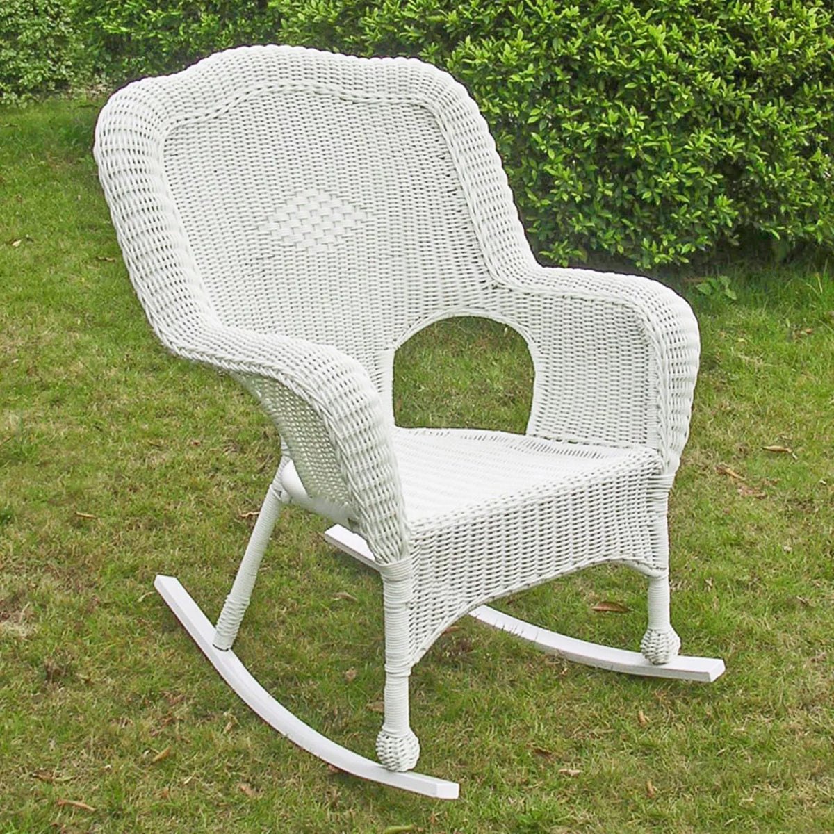 White Patio Rocker R3320
