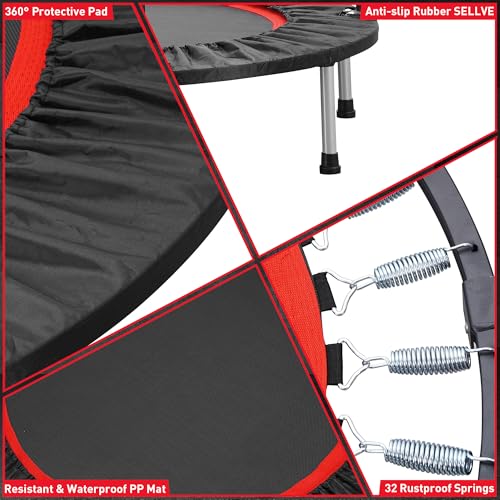 40" 48" Mini Trampoline with Adjustable Bar Z361