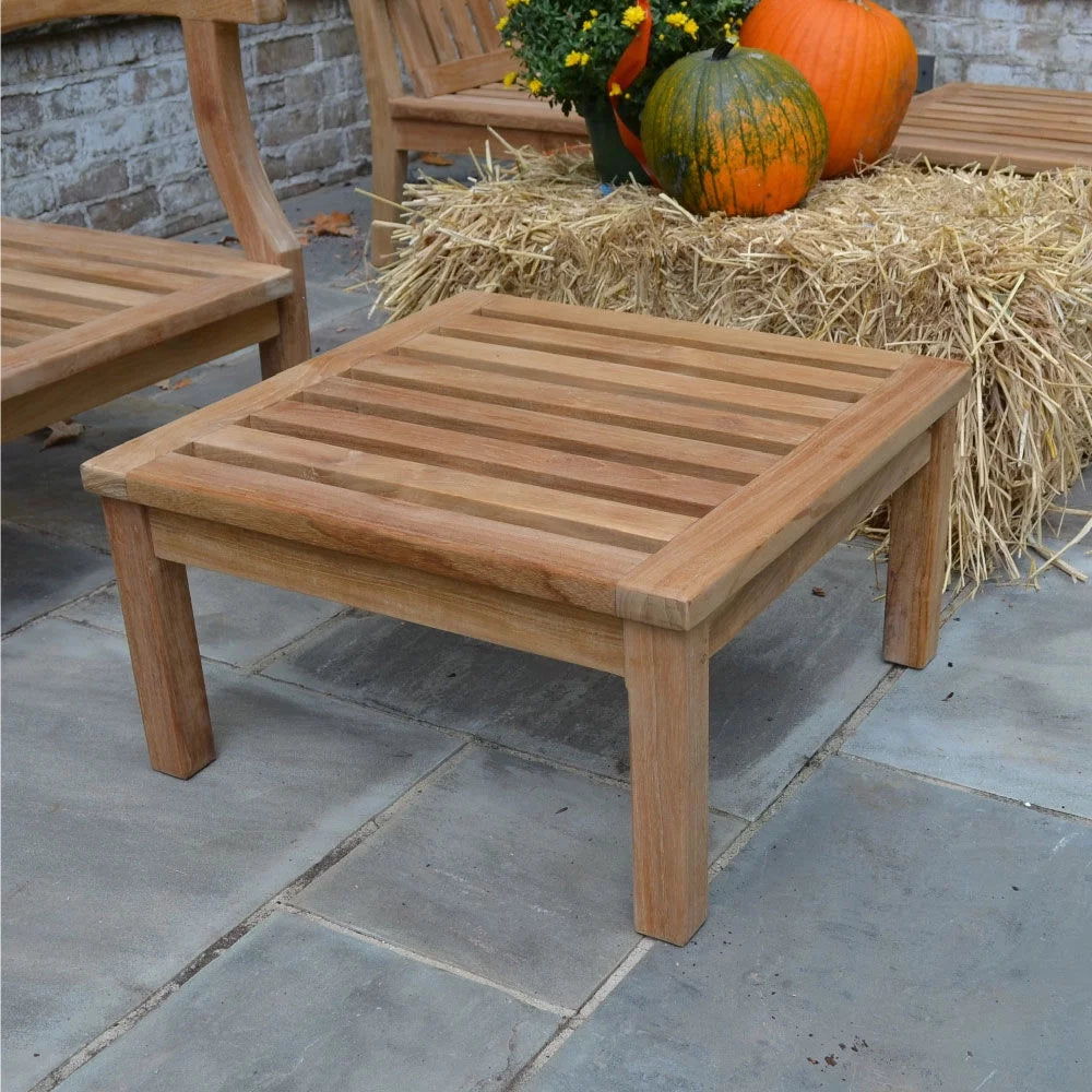 Teak Lounge Chair with Footstool X585679