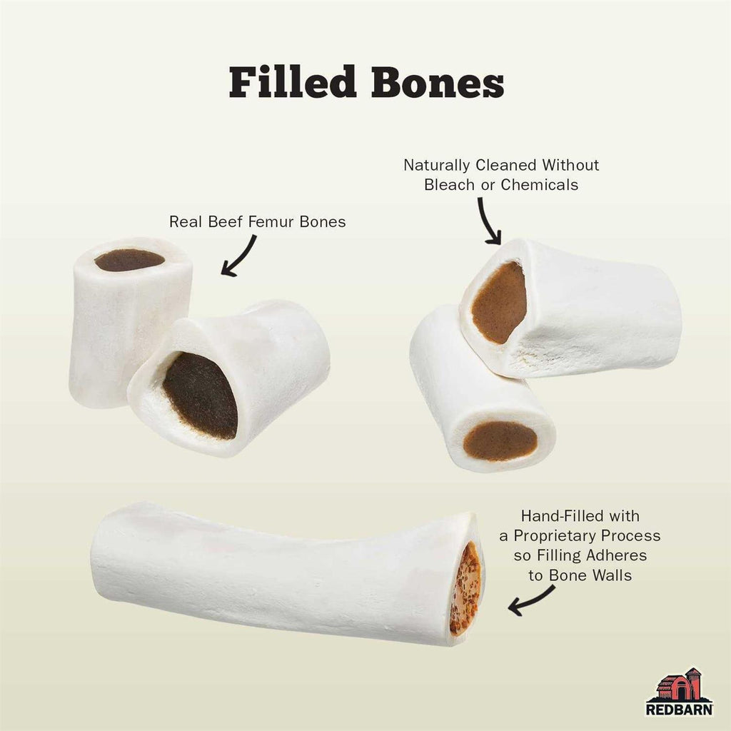 Peanut Butter Filled Bones Dog Treats Q6272