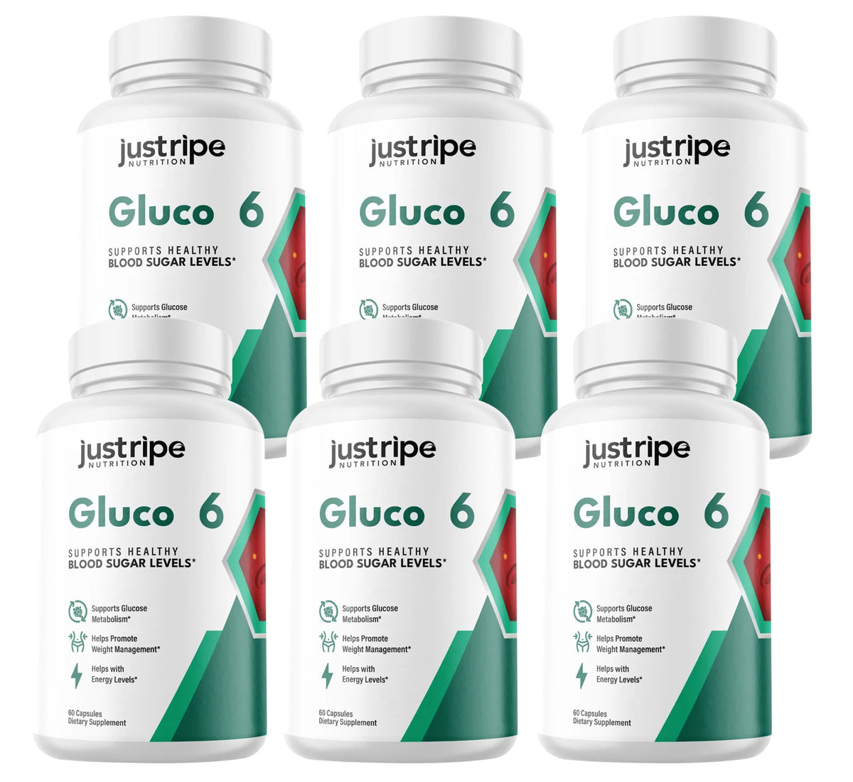 6 Pack 60 Caps Supplement B2102