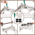Stainless Steel Elevated Dog Bowls with Adjustable Stand I1790