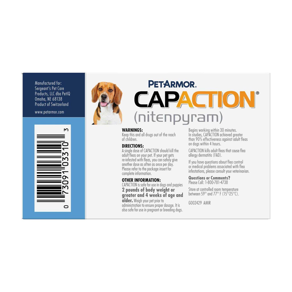 Fast Acting Flea Treatment for Small Dogs N26655