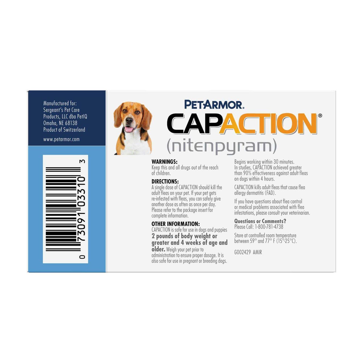 Fast Acting Flea Treatment for Small Dogs N26655