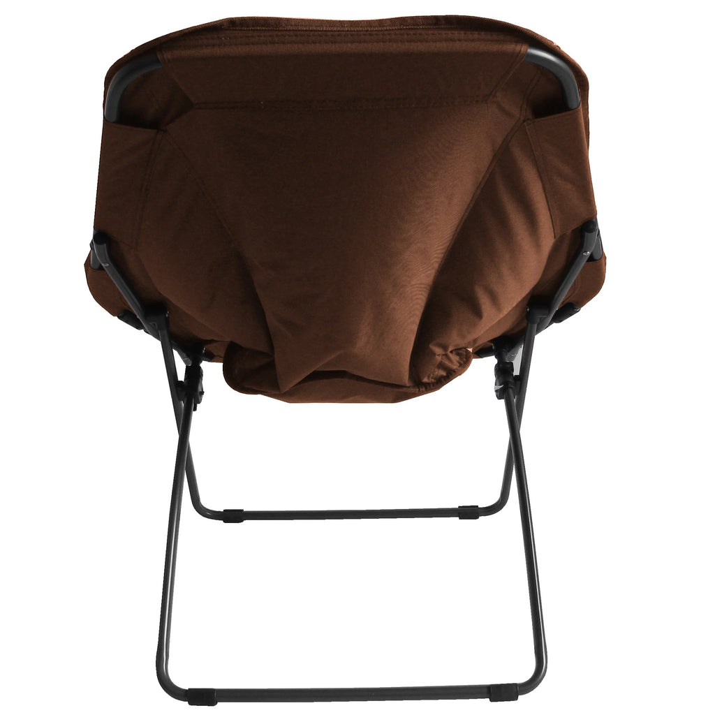 Brown Hexagon Folding Dish Chair S2071