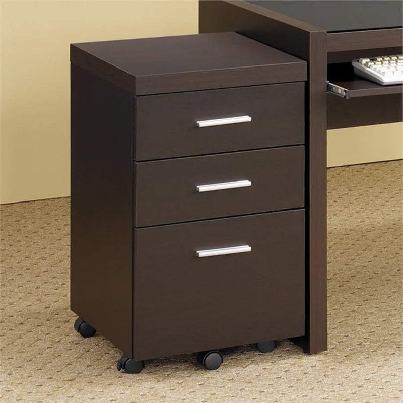 3 Piece Set with Computer Desk File Cabinet Bookcase W4086