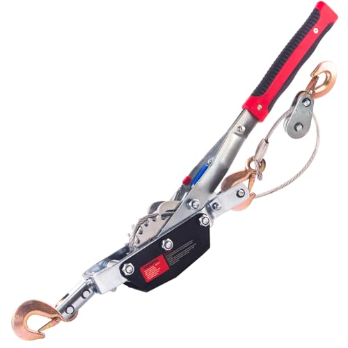 2 Ton Capacity Heavy Duty Come Along Winch with 12FT Steel Cable R635494