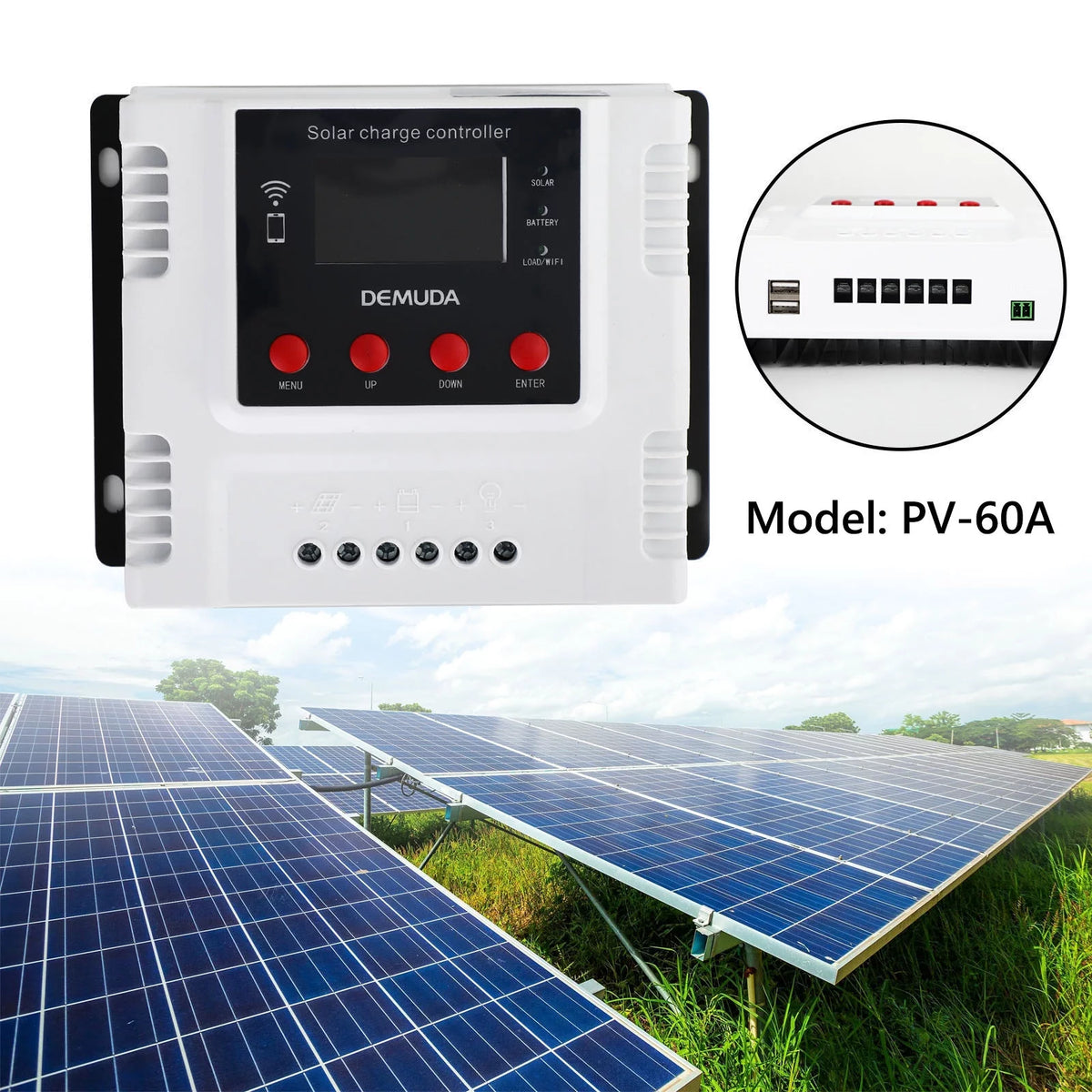 60A Solar Charge Controller C6845