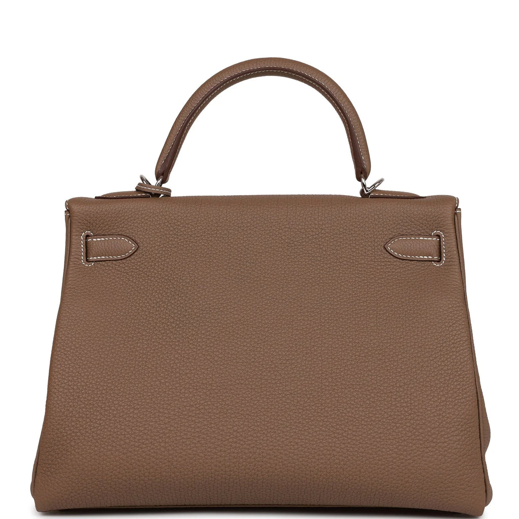 Etoupe Togo Leather Bag V905