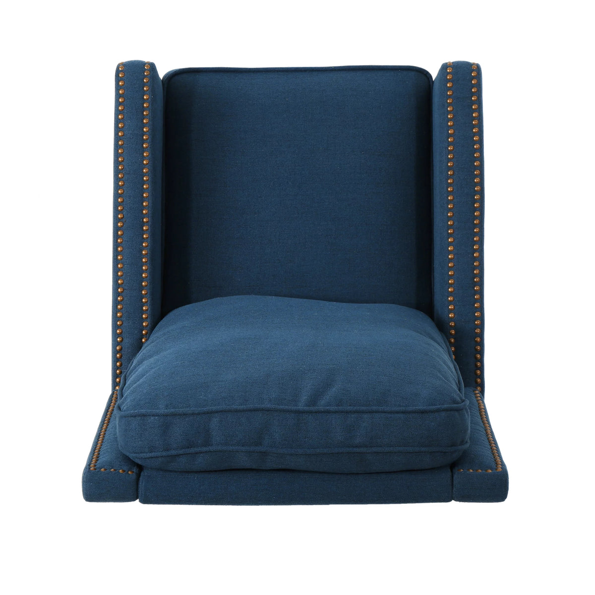 Navy Blue Fabric Recliner Y285060