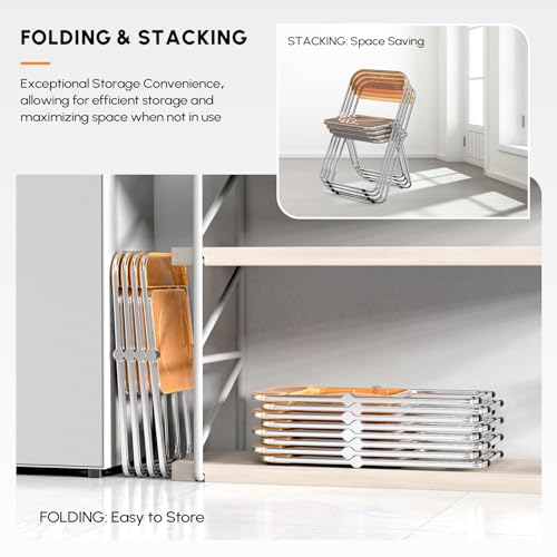 Clear Acrylic Folding Chairs 2 Pack N506864