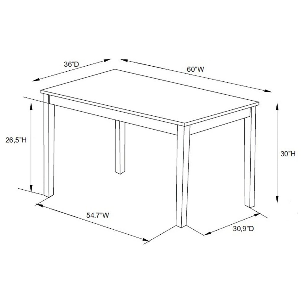 White Dining Table W56083