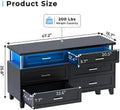 Black 8 Drawer Dresser C88202