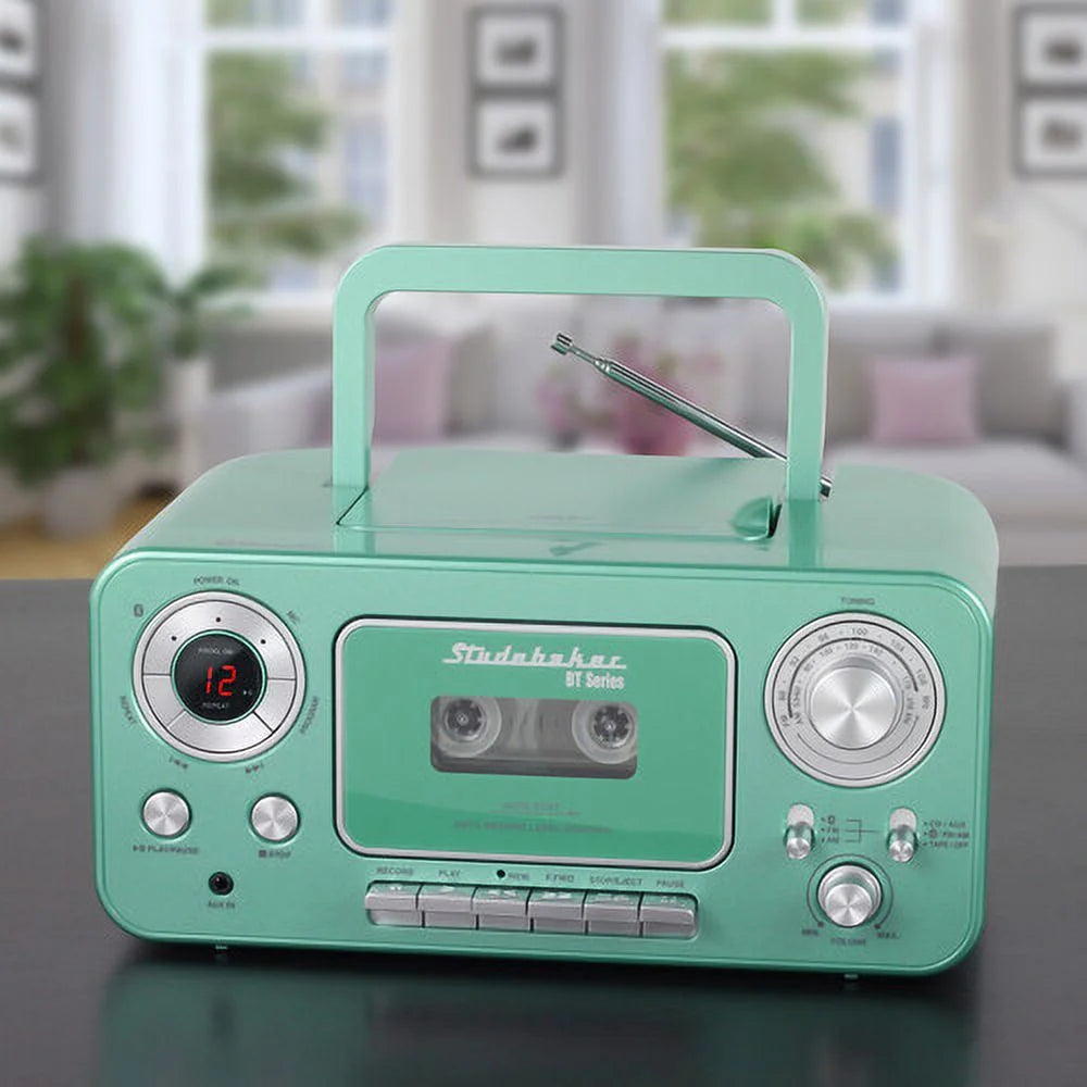Bluetooth Portable CD Player Radio Cassette O773