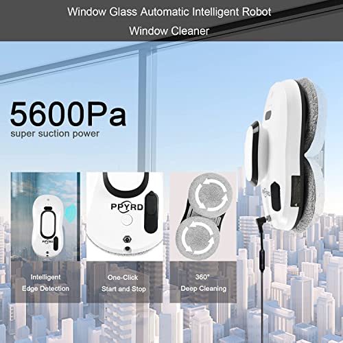 Window Cleaning Robot Vacuum with Ultrasonic Water Spray and Remote Control D5418