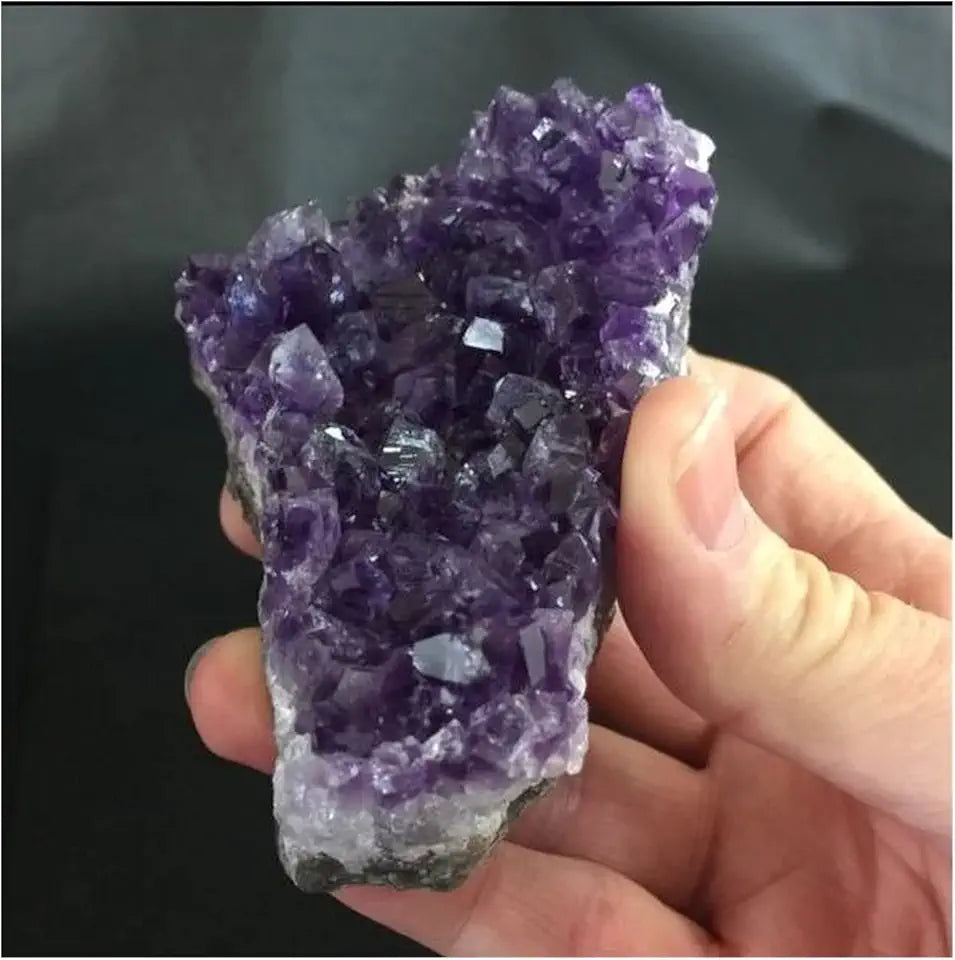 Rough Amethyst Crystal Cluster H37718