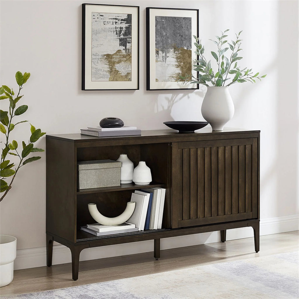 Dark Brown Wood Sideboard O2419