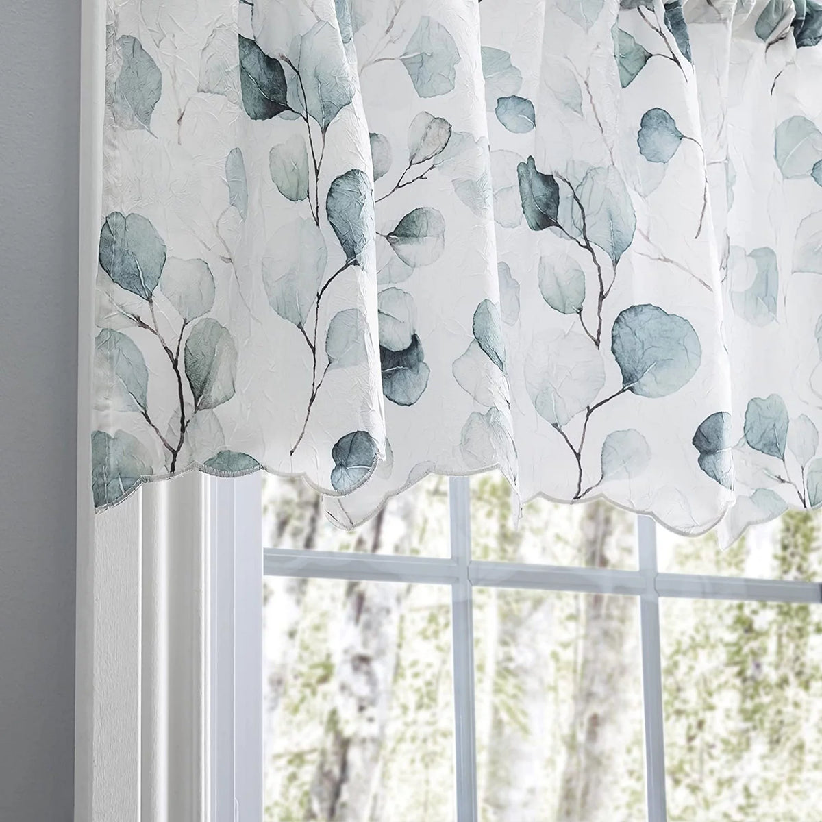 Crushed Taffeta Rod Pocket Valance X4899