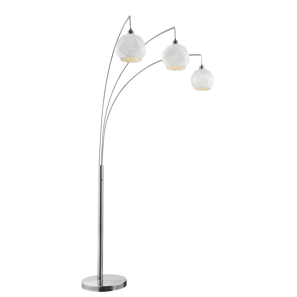 Three Light Arch Floor Lamp 50 Inches Wide by 85 Inches High M639636