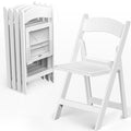 4 Pack Resin Folding Chair with Vinyl Padded Seat F893