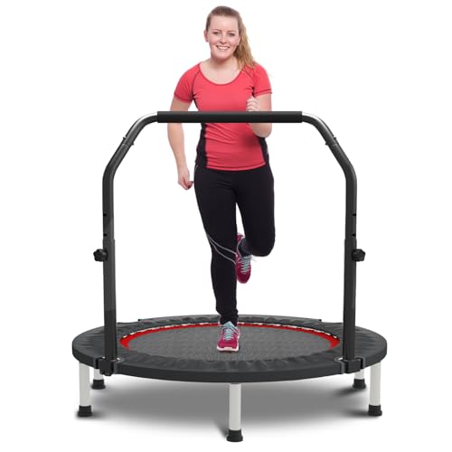 40" 48" Mini Trampoline with Adjustable Bar Z361