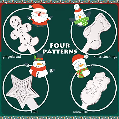 16 Pc Stainless Steel Christmas Spoons Set N403