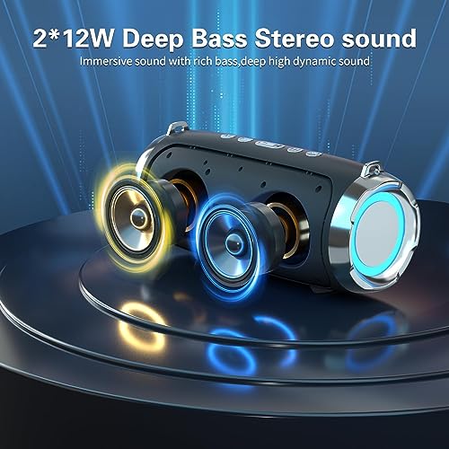 Portable Bluetooth Karaoke Machine with 2 Wireless Microphones M587