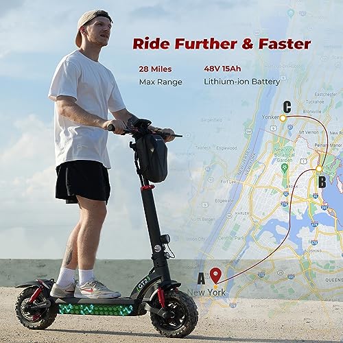 Electric Scooter 11" Off Road Tires 1000W Motor Foldable A4853