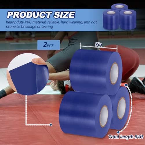 3 or 4 Inch x 65.6 ft PVC Gym Mat Tape I17707