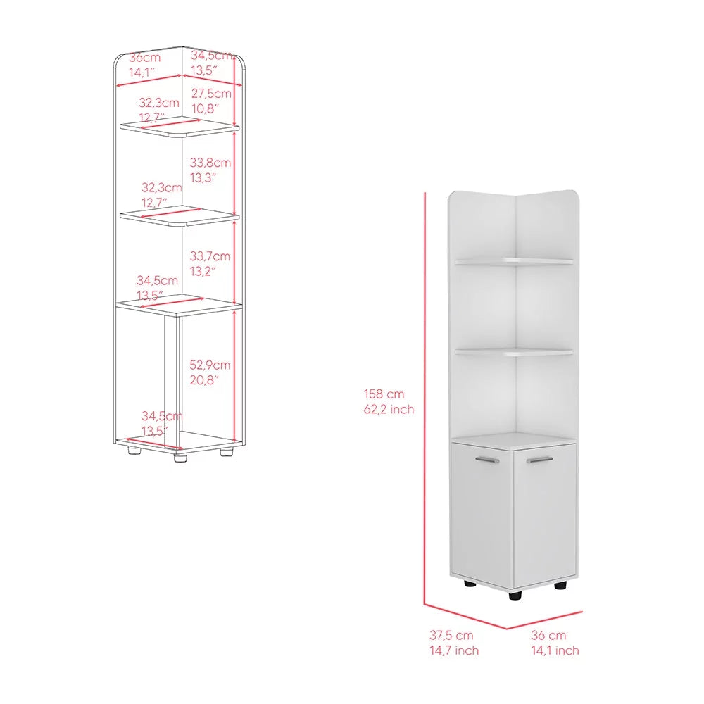 White Freestanding Cabinet B21609